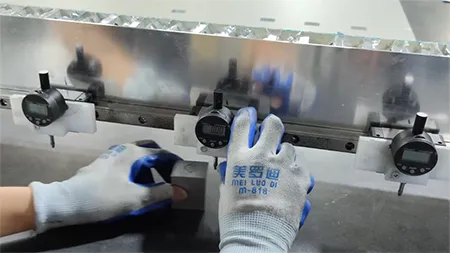 Medición de planitud por succión al vacío