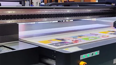 Mesa de vacío utilizada en la impresora Docan