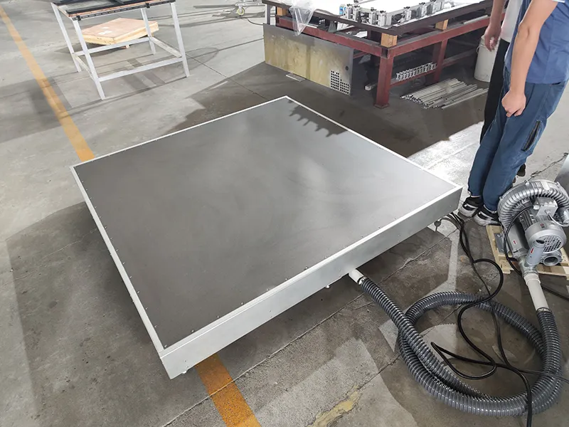 Mesa de vacío calentada para impresión 3D