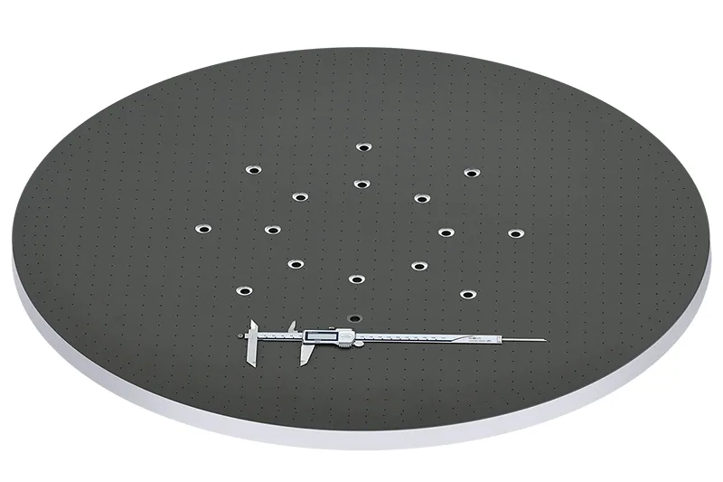 Mesa de vacío con forma personalizada