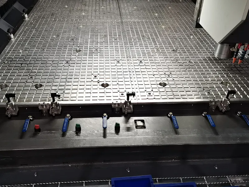Mesa de vacío CNC