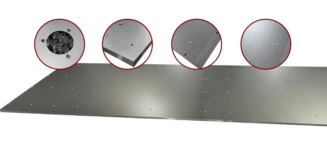 Mesa de vacío para impresora de banda